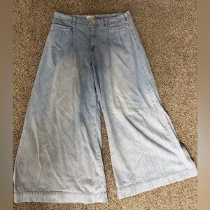 Pilcro Light Blue Wide Leg Jeans